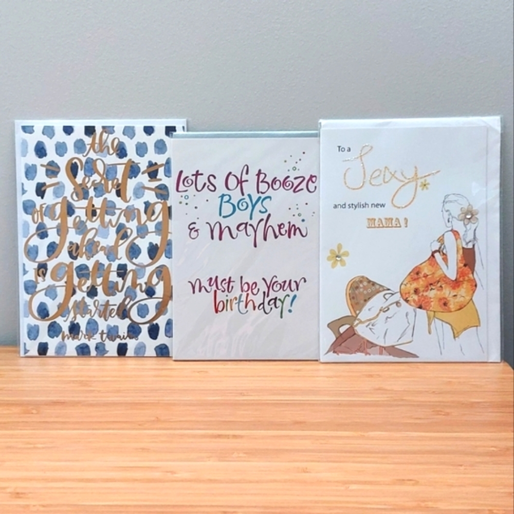 3 Greeting Cards